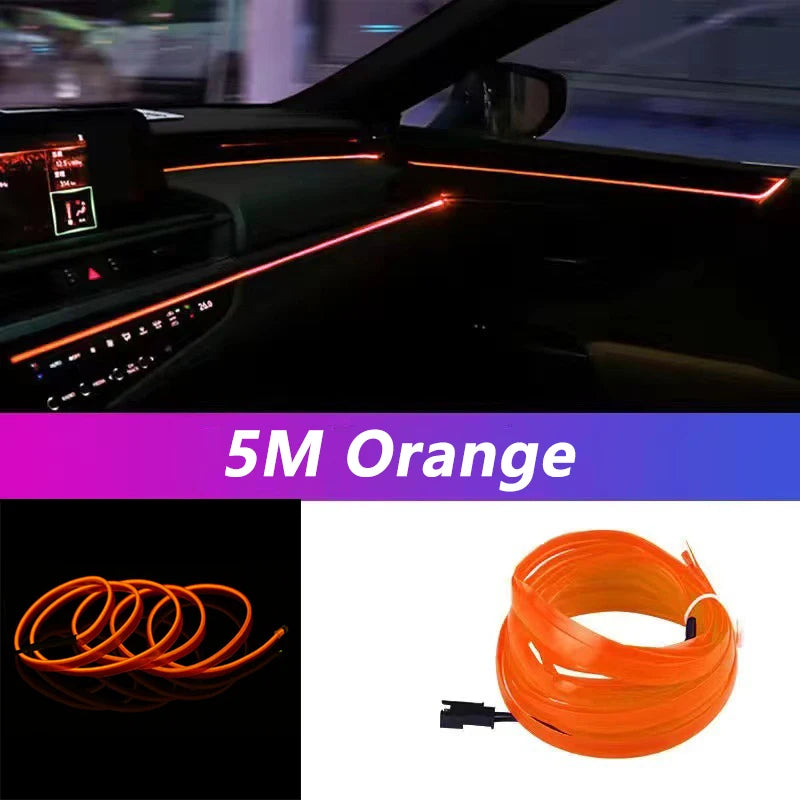 5M Car Interior Ambient LED Strip Light