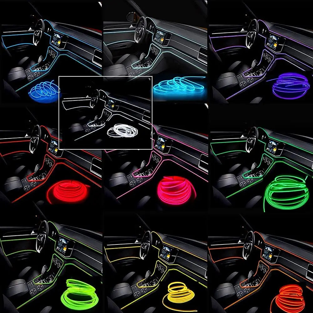 5M Car Interior Ambient LED Strip Light