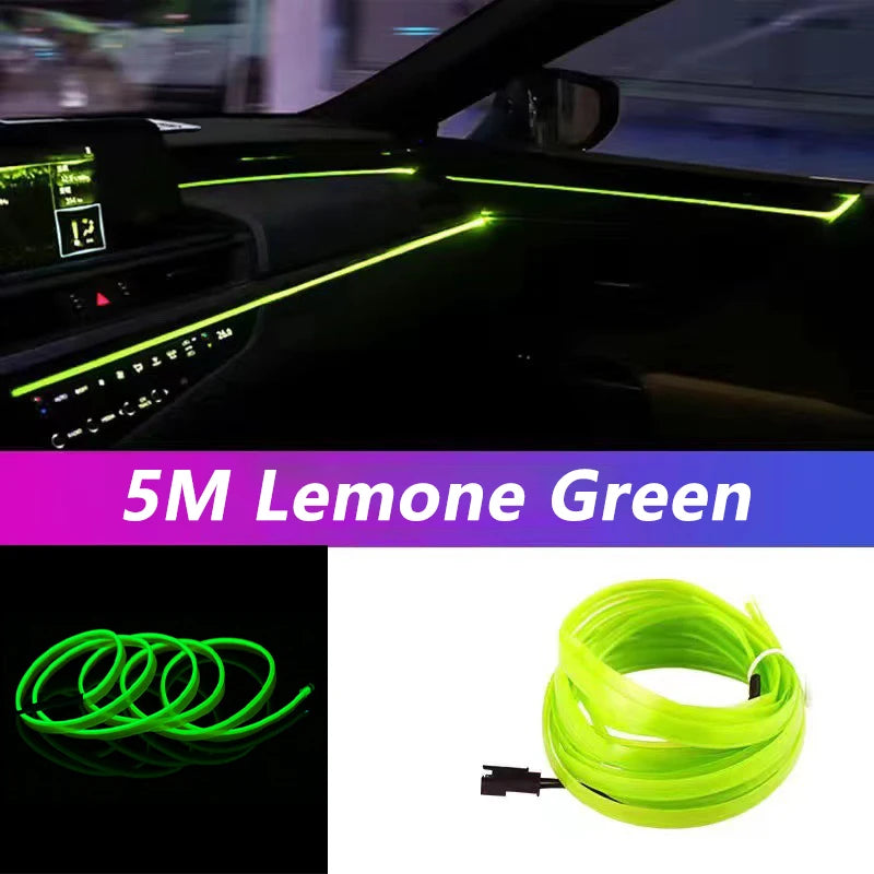 5M Car Interior Ambient LED Strip Light