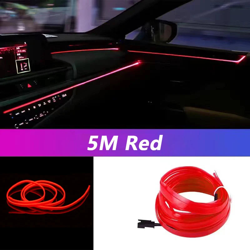 5M Car Interior Ambient LED Strip Light
