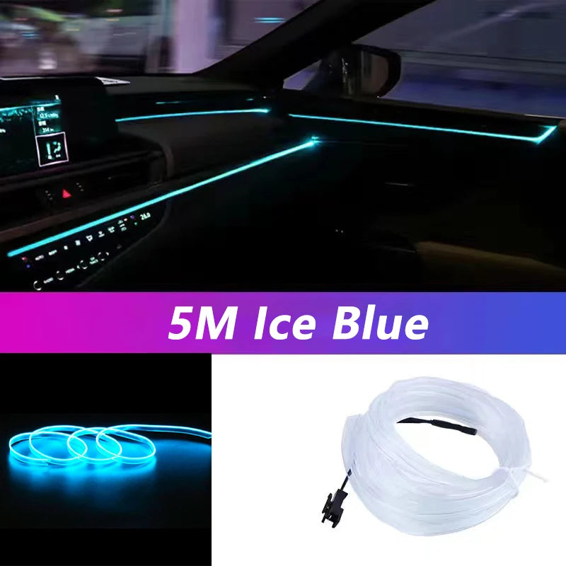 5M Car Interior Ambient LED Strip Light