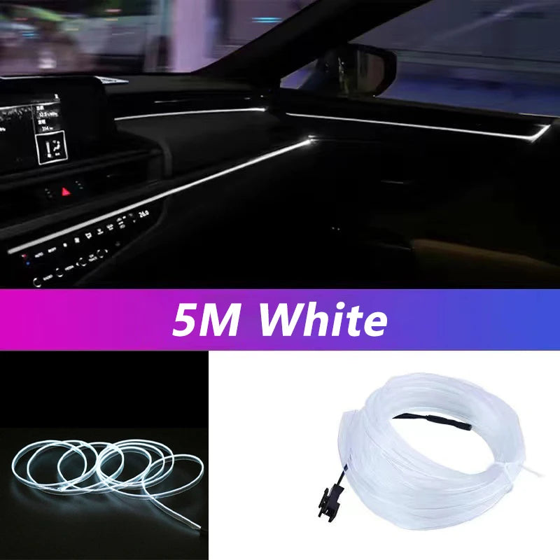 5M Car Interior Ambient LED Strip Light