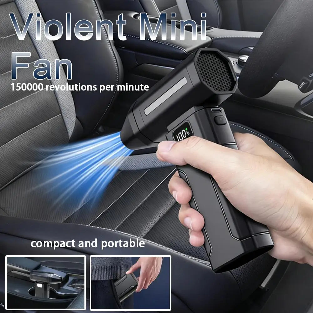 Cordless Turbo Air Duster for Car Cleaning